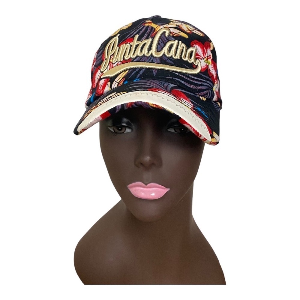 Floral Adjustable Multi Colors  Ball Cap (Punta Cana) Sz OS  (Fits Most)